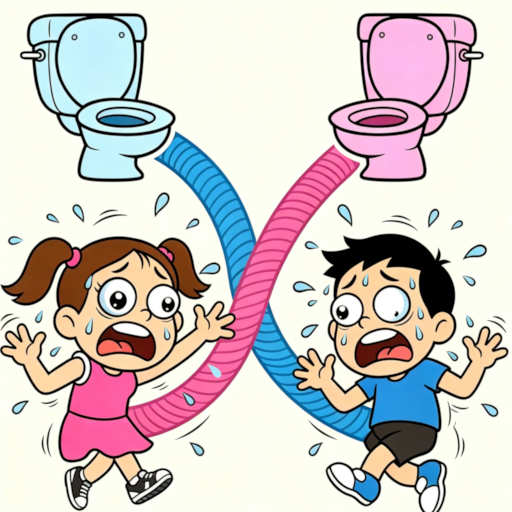 Toilet Rush: Draw & Dash
