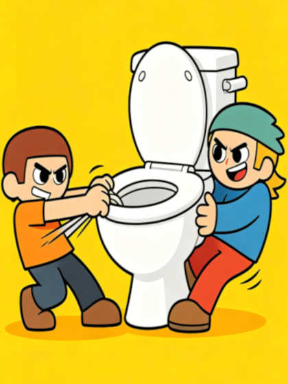 Toilet Rush: Grab or Go!