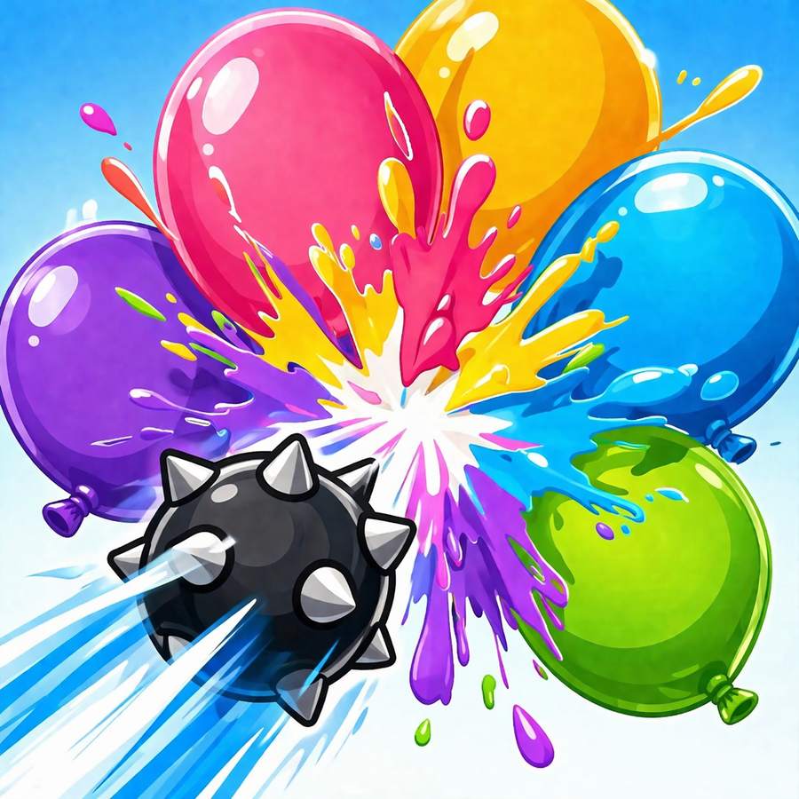 Paint Splash: Balloon Pop