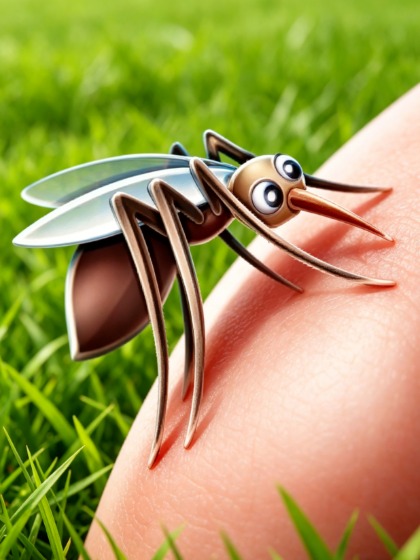 Mosquito Swarm Beach Attack