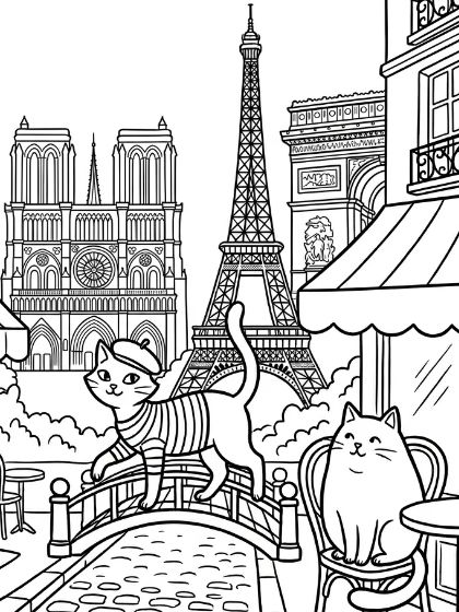Roaming Cats in Paris