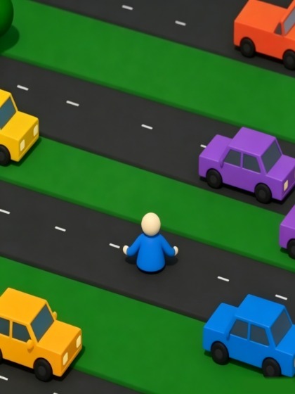 Road crosser