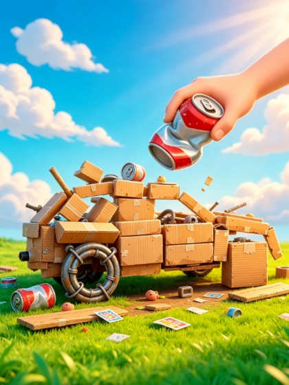 Build a Car from Trash