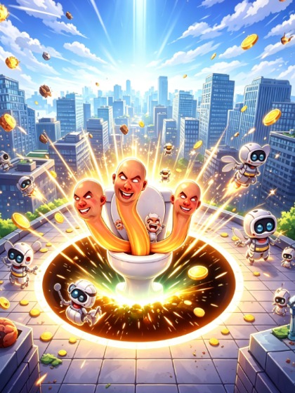 Skibidi Toilet Attack Hole
