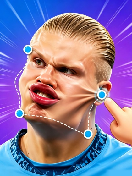 Haaland Face Warp