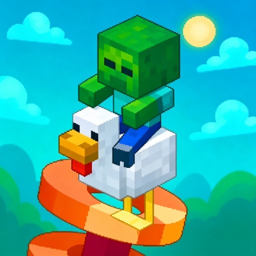 Chicken Jockey Helix Jump
