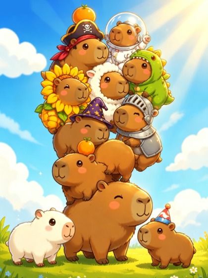 Capybara Stack