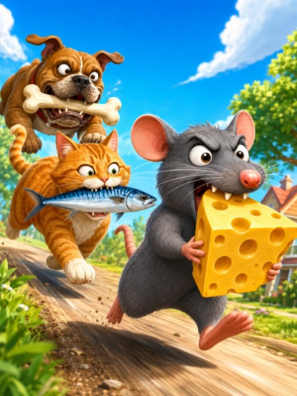 Feed the Animals Puzzle