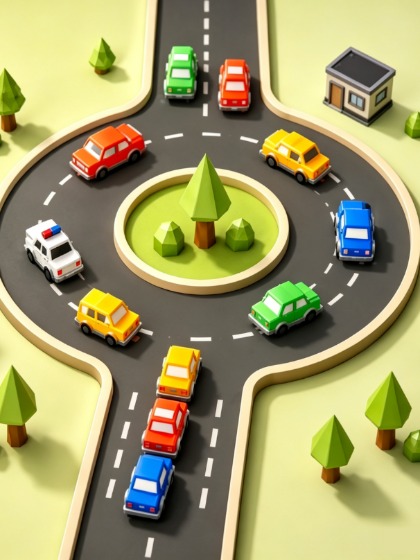 Traffic Car Circle